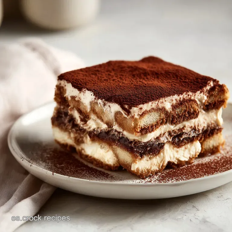 Tiramis&uacute; Casero Italiano: Receta Tradicional
