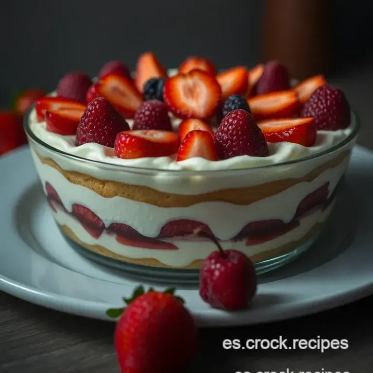 Tiramis&uacute; De Fresa Con Aroma a Naranja presentation