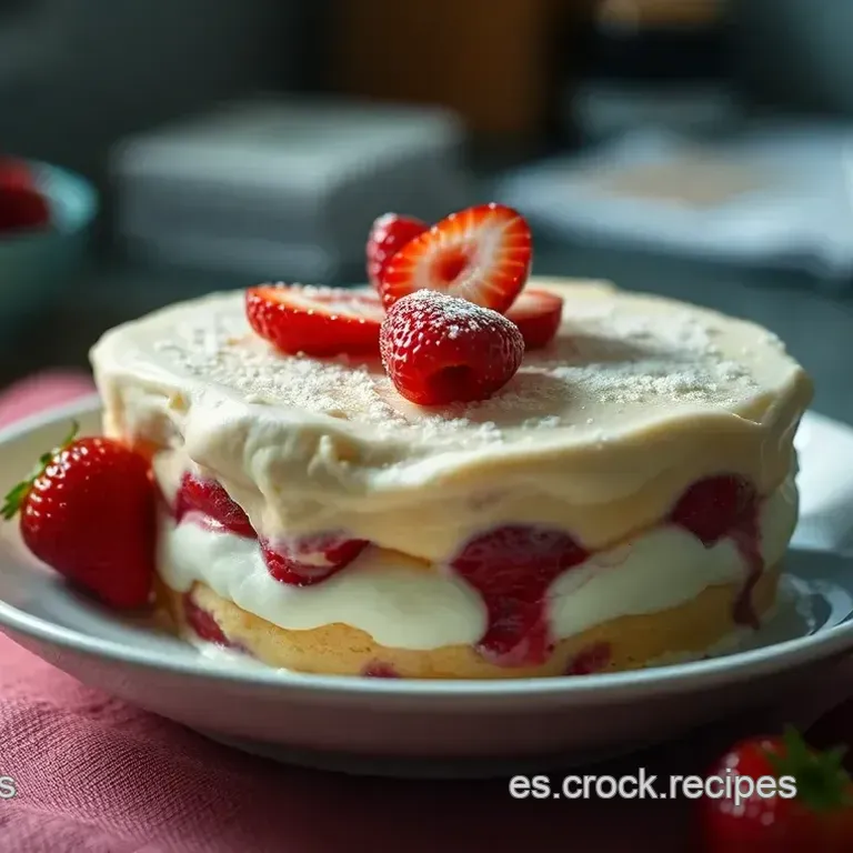 Tiramis&uacute; de Fresa con Aroma a Naranja