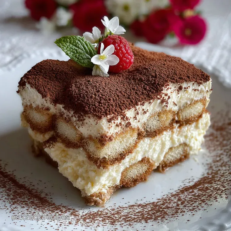 Tiramis&uacute; Receta de la Abuela: Cremoso y Aut&eacute;ntico