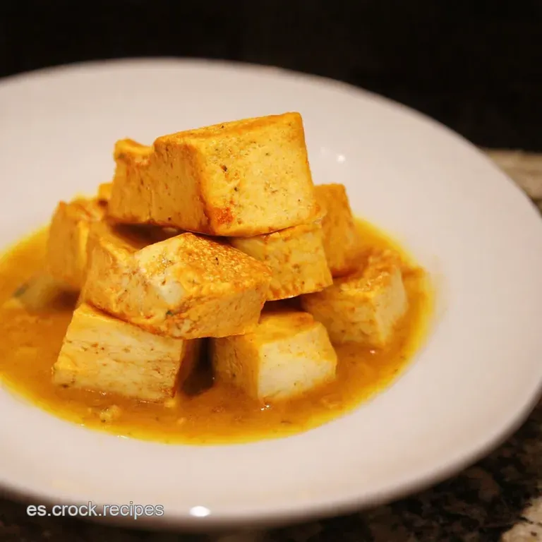 Tofu Crujiente Al Ajillo Con Piment&oacute;n Ahumado presentation