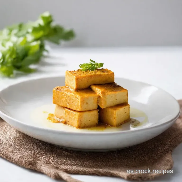 Tofu Crujiente al Ajillo con Piment&oacute;n Ahumado