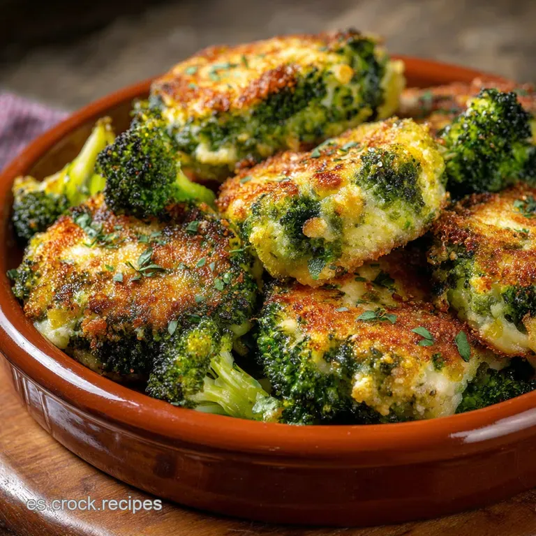 Torrejitas De Br&oacute;coli: Receta Verde Crujiente Y Lista En 35 Minutos presentation