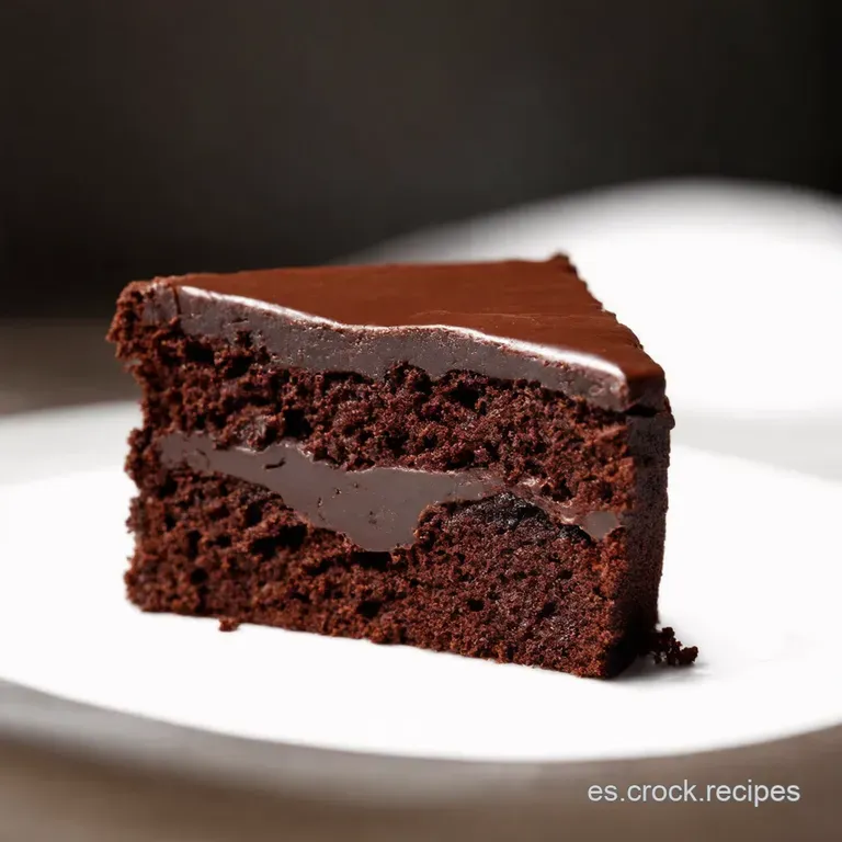 Torta de Chocolate H&uacute;meda El Cielo en Cada Mordisco 