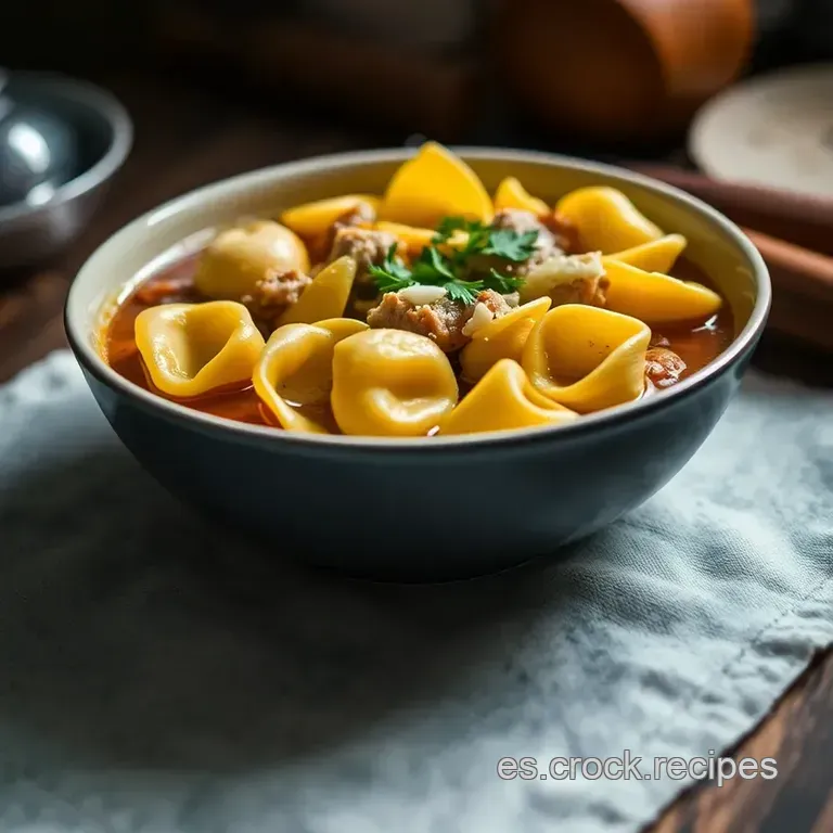 Tortellini in Brodo: Receta Familiar presentation