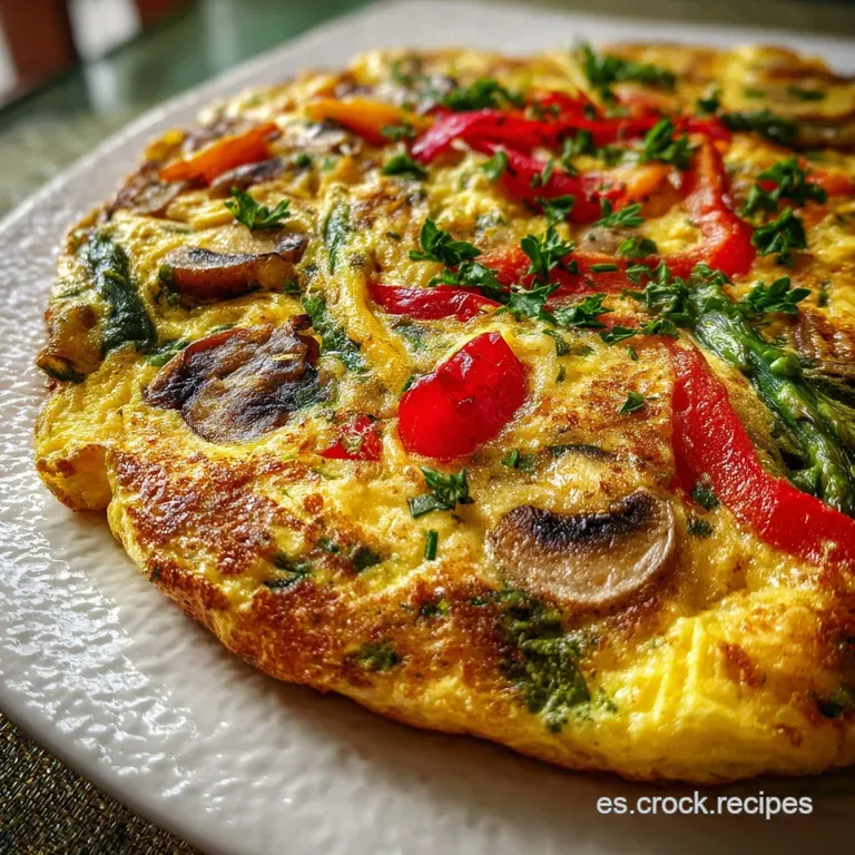 Tortilla de Verduras a la Vasca Original