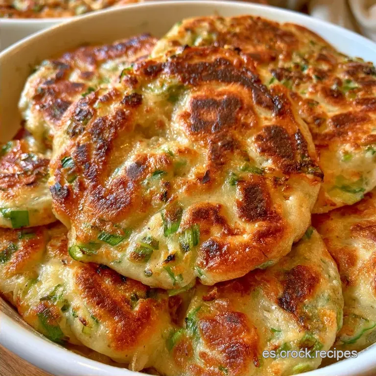 Pajeon: Tortita de Cebolleta Crujiente