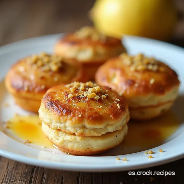Tortitas de Avena y Manzana Desayuno Saludable