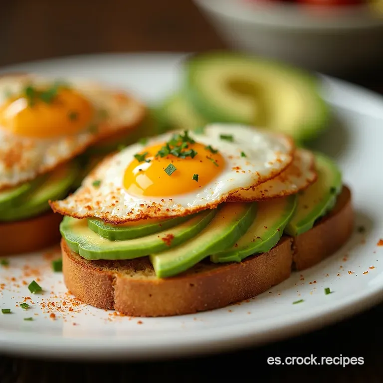 Tostadas Madrile&ntilde;as de Aguacate con Huevo Poch&eacute;