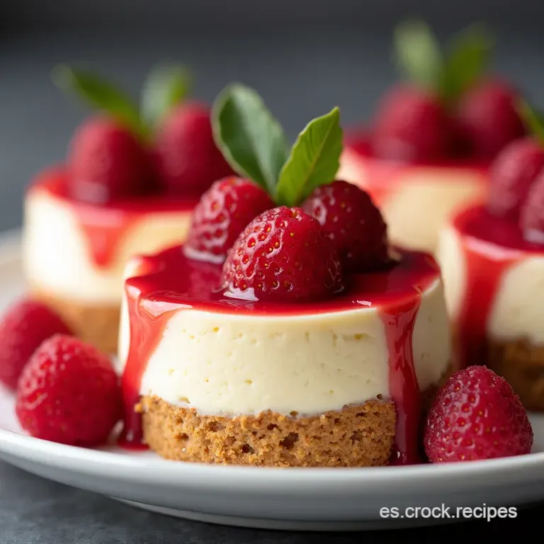 Vasitos de Cheesecake de Fresa F&aacute;ciles